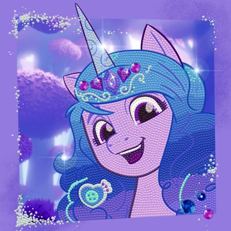 "DIAMOND DOTS radošs dimanta gleznas komplekts ""My Little Pony Izzy Moonbow"", 3406 punkti, DBX.091" DBX.091