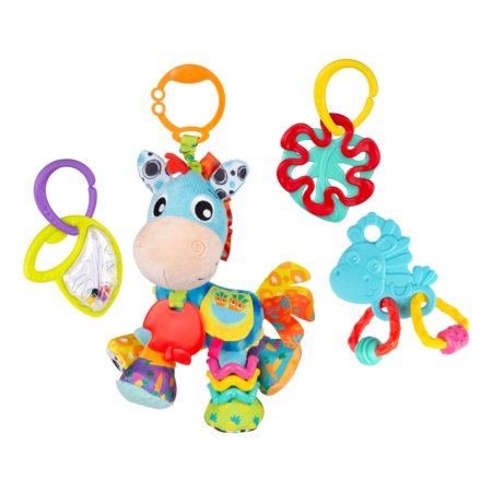 PLAYGRO aktivitātes rotaļlietu komplekts Clip Clop Sensory Garden Activity, 0188178 