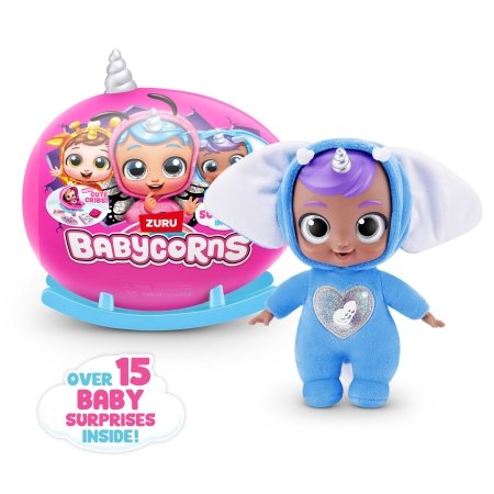 BABYCORNS lelle ar aksesuāriem Magical Rainbocorn Babies, 1 sērija, sortiments, 92107 