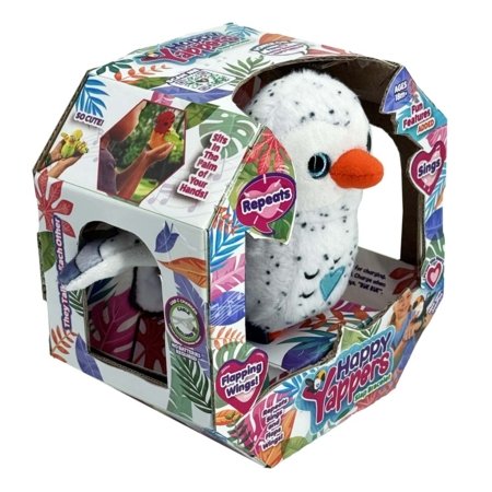 HAPPY YAPPERS interaktīva plīša rotaļlieta Baltā Pūce, 9402 