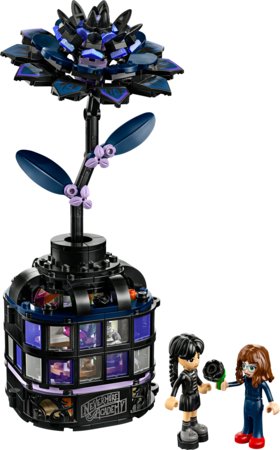 76784 LEGO® Wednesday Melnās dālijas zieds 