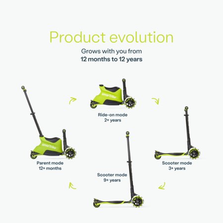 SmarTrike Xtend skrejritenis Ride-on, laima zaļš, 2401304 