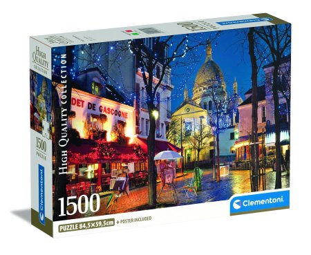CLEMENTONI puzle Paris-Montmartre, 1500 pcs., 31709 