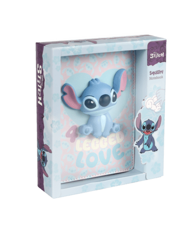 STITCH piezīmju grāmatiņa Squishy 3D, 75224PTR 