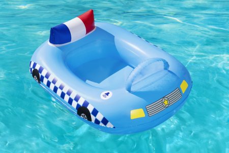 BESTWAY Funspeakers policijas automašīna, bērnu laiva 97 cm x 74 cm, 34153 34153
