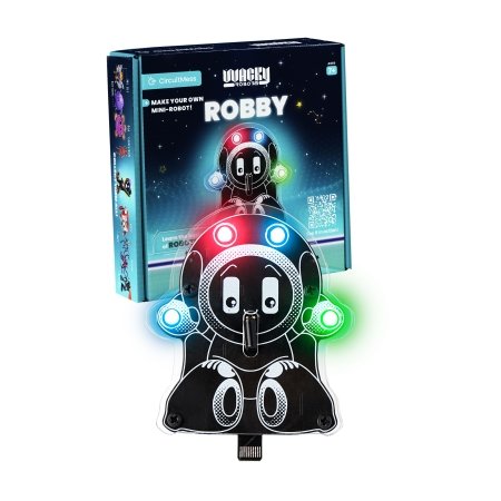 CIRCUITMESS Wacky Robot izglītojošs STEM komplekts Robby, CM-SA-ROBBY 