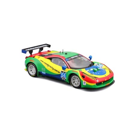 BBURAGO 1:43 Sacīkšu automašīnas modelis Ferrari 458 Italia GT3 2015, 18-36305 