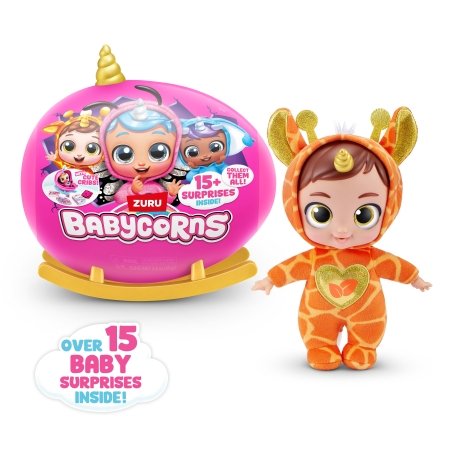 BABYCORNS lelle ar aksesuāriem Magical Rainbocorn Babies, 1 sērija, sortiments, 92107 
