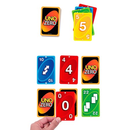 MATTEL GAMES UNO kārtis Zero, JHH48 