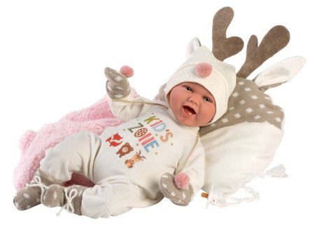 LLORENS smejošs mazulis Mimi Sonrisas 42cm, 74028 