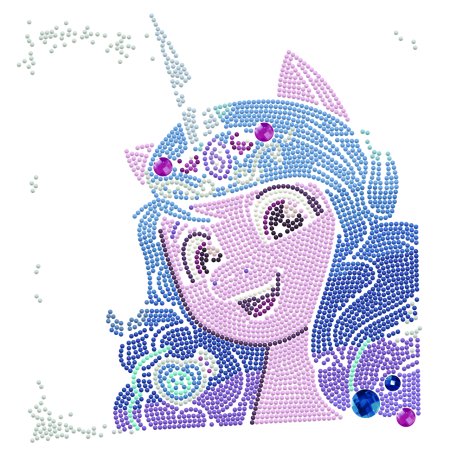 "DIAMOND DOTS radošs dimanta gleznas komplekts ""My Little Pony Izzy Moonbow"", 3406 punkti, DBX.091" DBX.091