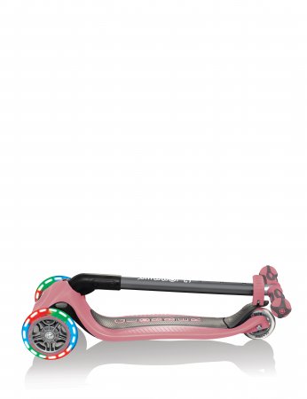GLOBBER skrejritenis Go Up Deluxe Lights, tumši pasteļrozā, 646-210 646-210