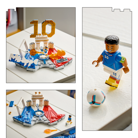 43013 LEGO® Editions Kylian Mbappé – Futbola spilgtākie mirkļi 