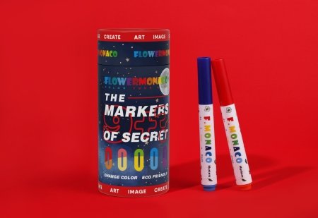 FLOWERMONACO krāsu maiņas marķieri The Markers Of Secret, 847360 