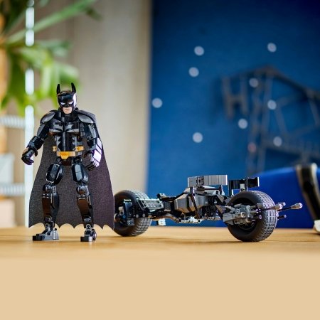 76273 LEGO® DC Batman™ Būvējama Betmena figūra un Bat-Pod motocikls 