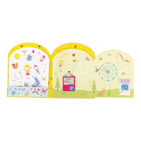 FLOSS AND ROCK Komplekts ar atkārtoti lietojamām uzlīmēm, Varavīksnes feja, 48P6036 