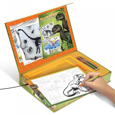 DINOSART radošuma komplekts Tracing Light Pad, 15151 15151