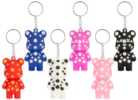 FASHION BEAR atslēgu piekariņš, sort., 599139 