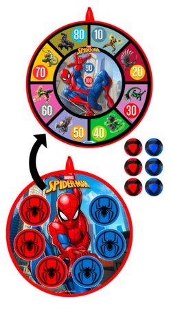 STAMP Spider-Man mērķa spēle ar bumbiņām, 36 cm, SM250436 