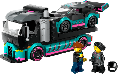 60406 LEGO® City Sacīkšu Auto Un Auto Pārvadātājs 