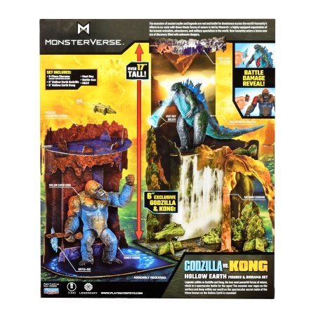 GODZILLA rotaļu komplekts Hollow Earth Figures and Diorama Set, 35293 