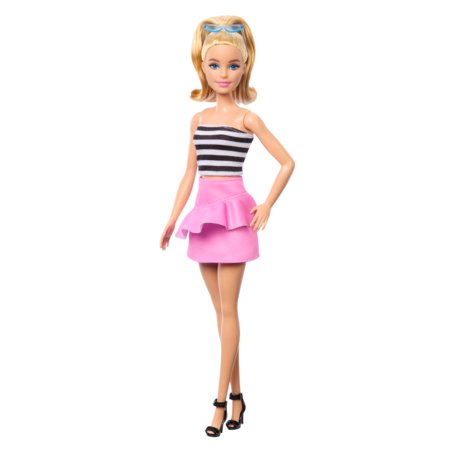 BARBIE Fashionistas lelle melnbaltā topiņā, HRH11 