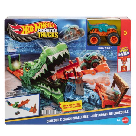 HOT WHEELS Monster Trucks komplekts – Krokodila izaicinājums, JJN45 