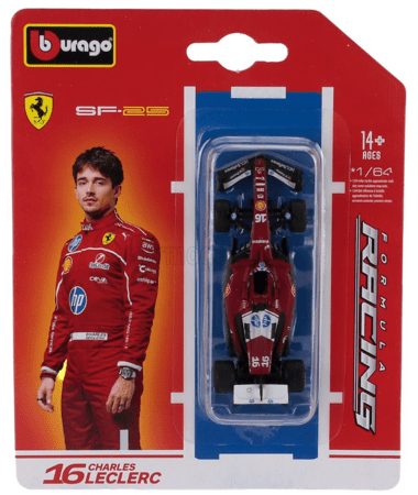 BBURAGO Formula 1 automašīnu modeļi, Assorted, 18-60165 