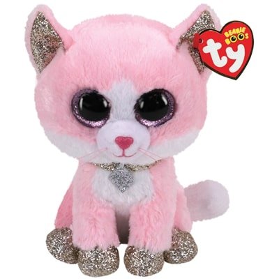 TY Beanie Boos kaķis FIONA rozā, TY36366 TY36366