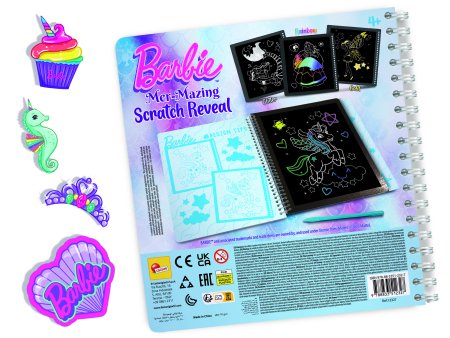LISCIANI Barbie Mer-mazing skrāpējama grāmata, 12327 