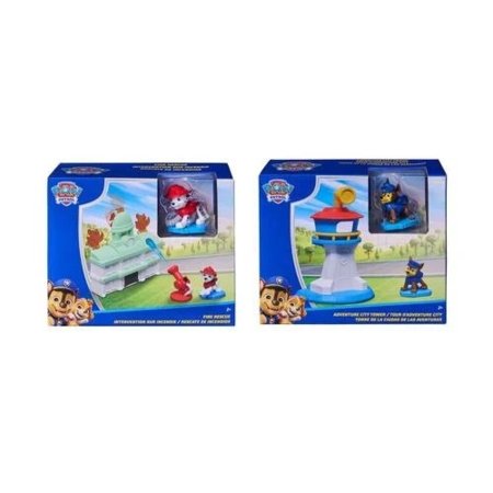 PAW PATROL mini rotaļu komplekts Chase Adventure Tower / Marshall Fire Rescue, sortiments., 6075209 