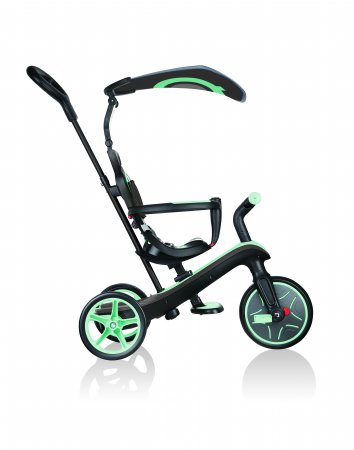 GLOBBER trīsritenis Trike Explorer 4in1, piparmētras zaļš, 632-206-2 632-206-2