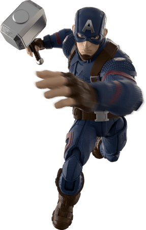 Blokees transformator  Marvel Heros - Champion Class Captain America, 81115 