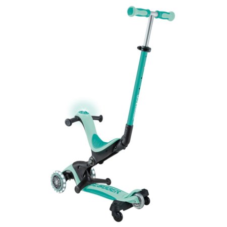 GLOBBER skrejritenis Go Up Deluxe Lights 360°, piparmētru-pistāciju, 699-306 