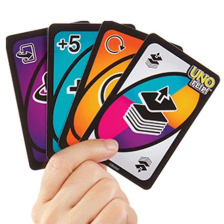 MATTEL GAMES UNO spēle ar divpusējām kārtīm, GDR44 
