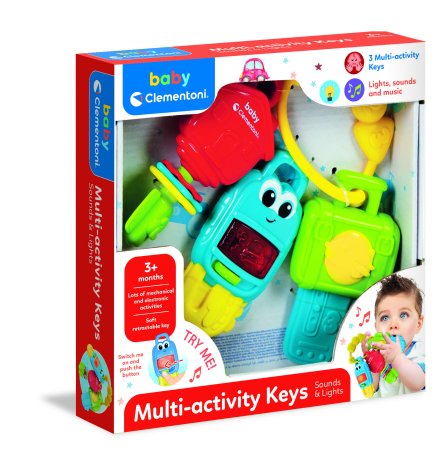 CLEMENTONI bērnu muzikālā rotaļlieta Keys, 17460 