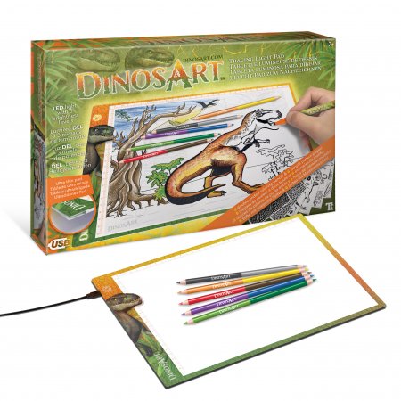 DINOSART radošuma komplekts Tracing Light Pad, 15151 15151