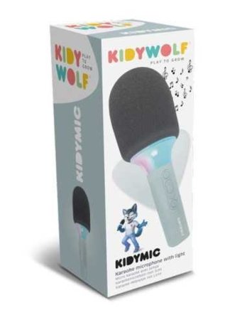 KIDYWOLF daudzfunkcionāls mikrofons ar skaļruni, zaļš, KIDYMIC-GR 