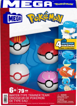 Pokemon bumba - Ūdens komanda, sortiments., JCT42 