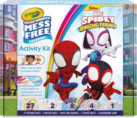 CRAYOLA radošais komplekts Color Wonder Activity Spidey, 75-7193 