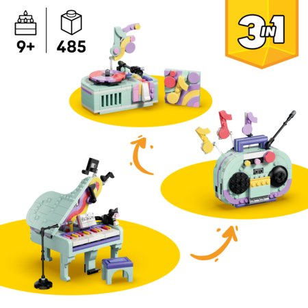 31392 LEGO® Creator Muzikāls dekors – klavieres ar kaķi 