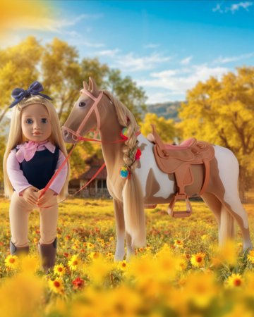 OUR GENERATION palomino zirgs, BD38180Z 