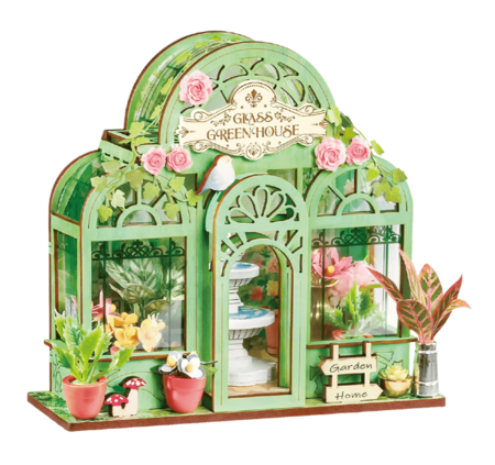 ROLIFE koka konstruktors Zaļais strūklaku dārzs, DS049 