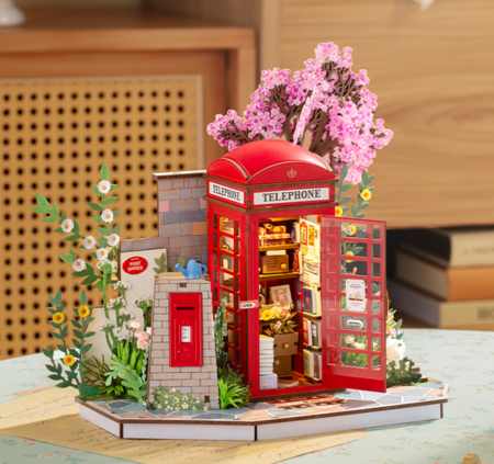 ROLIFE koka konstruktors Ziedu grāmatu kiosks, TGS05 