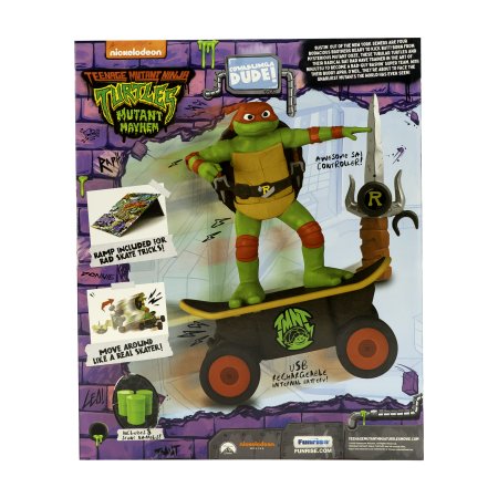 TMNT RC skrituļdēlis ar figūru Cowabunga, 71039 71039