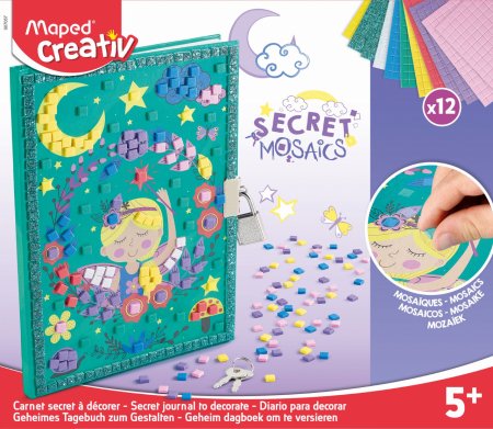 MAPED CREATIV rokdarbu komplekts Secret Journal, 3154149070572 3154149070572