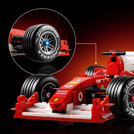 11375 LEGO® Icons Ferrari F2004 un Michael Schumacher 