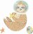DOTZ BOX radošais komplekts - dimantu glezna sloth universe 22x22cm, 11NDBX018 11NDBX018
