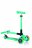 GLOBBER skrejritenis Junior Foldable Light, smaragda zaļš 437-107 437-107