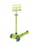 GLOBBER skrejritenis Go Up Deluxe Flash Lights, laima zaļš, 748-606 